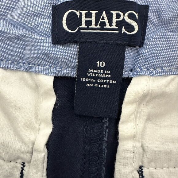 Chaps navy blue boys shorts with pockets, size 10 - Picture 3 of 4
